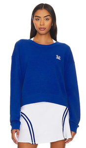 Eleven by Venus Williams Weekend Warrior Pullover in Blue - Eleven by Venus Williams - Weekend Warrior - Pull bleu - 11 by Venus Williams 蓝色周末战士套头衫 - Eleven by Venus Williams Weekend Warrior Pullover in Blau - Eleven by Venus Williams 위켄드 워리어 풀오버 블루 색상 - Undici di Venus Williams Weekend Warrior Pullover in blu