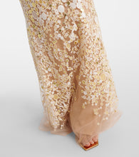 Elie Saab Atom sequined embroidered tulle gown