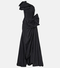 Elie Saab Bow-detail one-shoulder taffeta gown. Elie Saab 蝴蝶结装饰单肩塔夫绸礼服