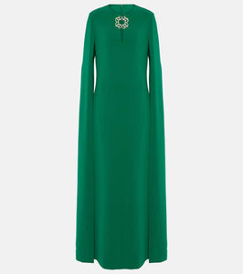 Elie Saab Embellished cady gown