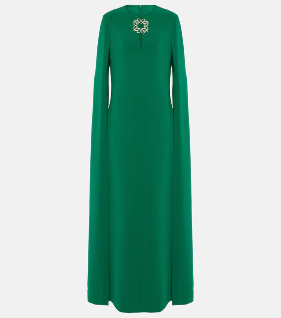 Elie Saab Embellished cady gown
