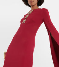 Elie Saab Embellished crêpe gown