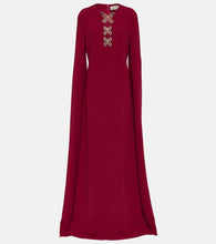 Elie Saab Embellished crêpe gown