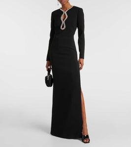 Elie Saab Embellished cutout gown