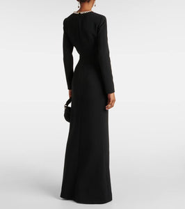 Elie Saab Embellished cutout gown