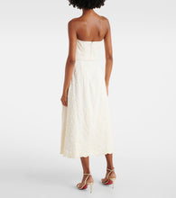 Elie Saab Embroidered cady midi dress