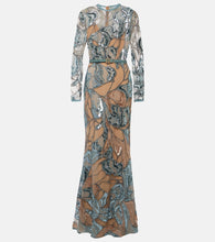 Elie Saab Embroidered silk-blend gown. Elie Saab 刺绣真丝混纺礼服