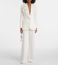 Elie Saab Floral-appliqu√É¬© blazer