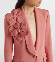 Elie Saab Floral-appliqu√É¬© blazer