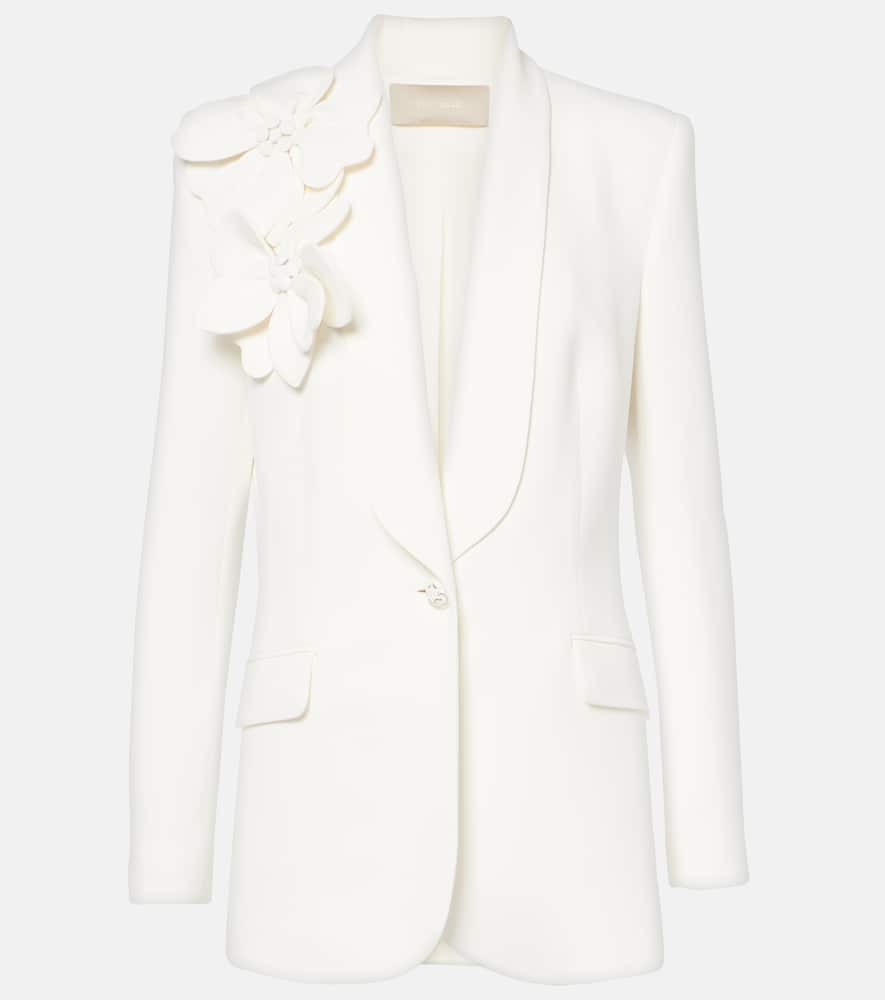 Elie Saab Floral-appliqu√É¬© blazer