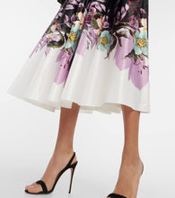 Elie Saab Floral midi dress