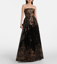 Elie Saab Floral sequined gown