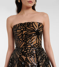 Elie Saab Floral sequined gown