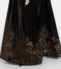 Elie Saab Floral sequined gown