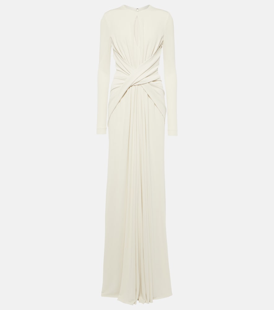 Elie Saab Gathered cutout jersey gown. Elie Saab 褶皱镂空针织礼服