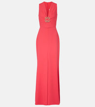 Elie Saab Gathered embellished cady gown. Elie Saab 褶皱装饰绉纱礼服