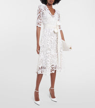 Elie Saab Lace midi dress