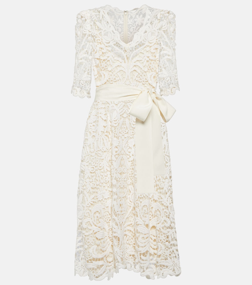 Elie Saab Lace midi dress. Elie Saab蕾丝中长连衣裙