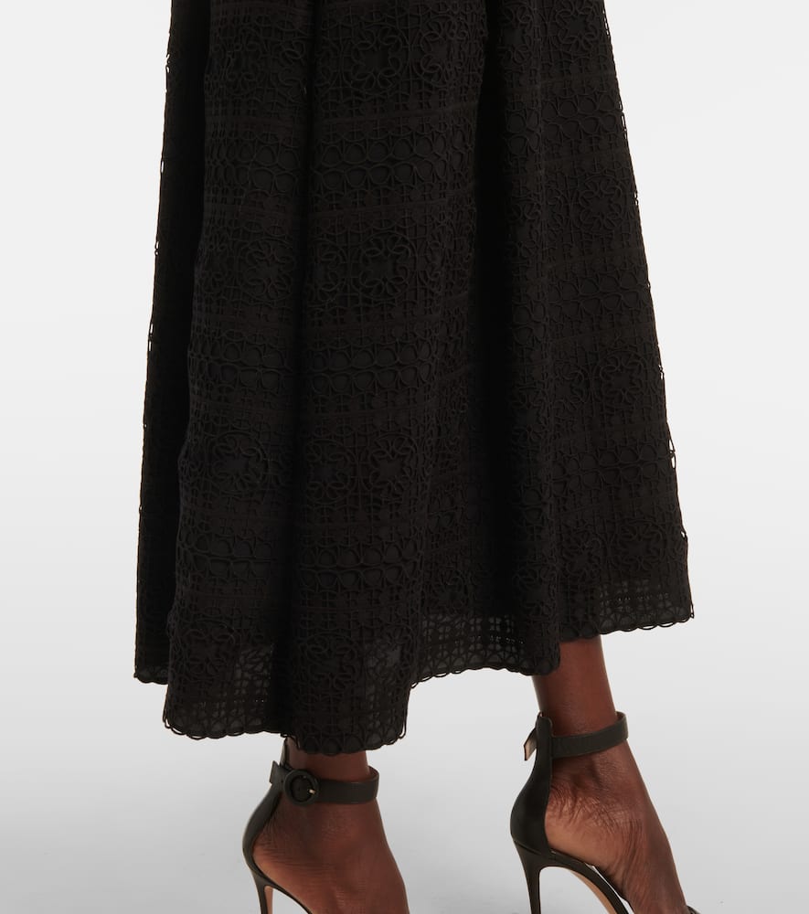 Elie Saab Macram√É¬© midi dress
