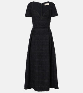 Elie Saab Macram√É¬© midi dress