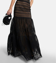 Elie Saab Macramé halter-neck gown