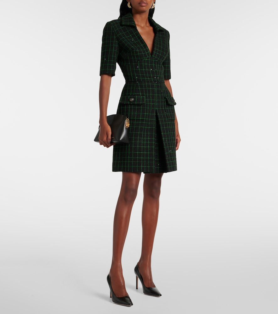 Elie Saab Tweed minidress
