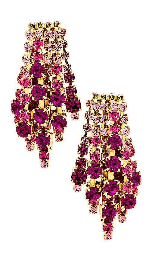 Elizabeth Cole Bette Earring in Pink