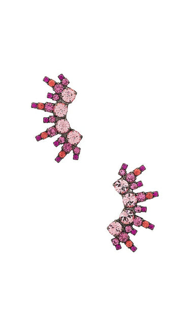 Elizabeth Cole Coraline Earrings in Pink