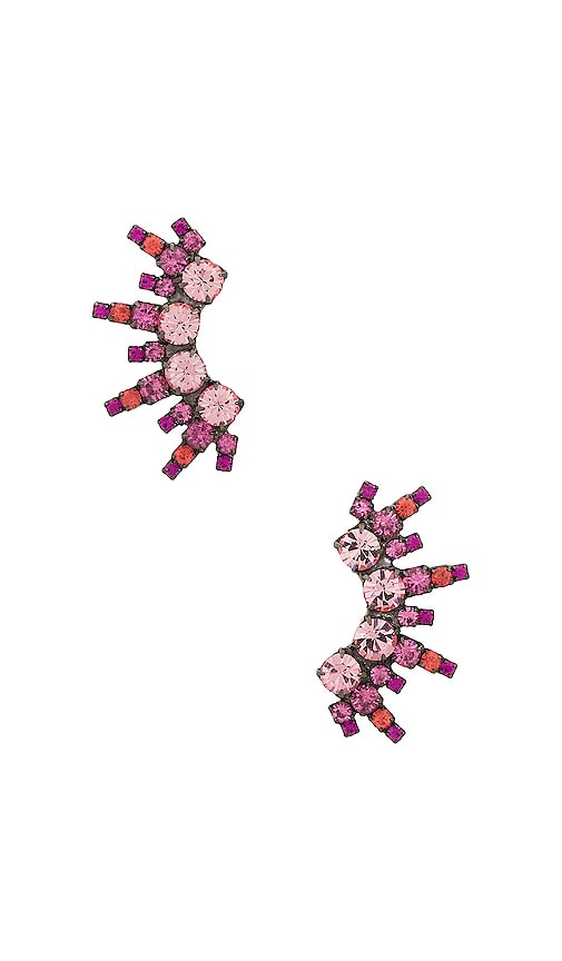 Elizabeth Cole Coraline Earrings in Pink