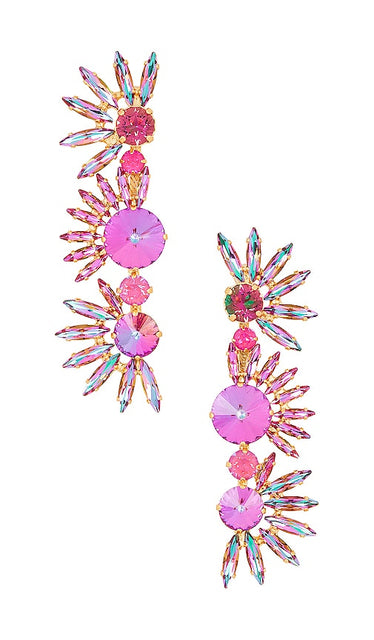 Elizabeth Cole Livy Earrings in Multi