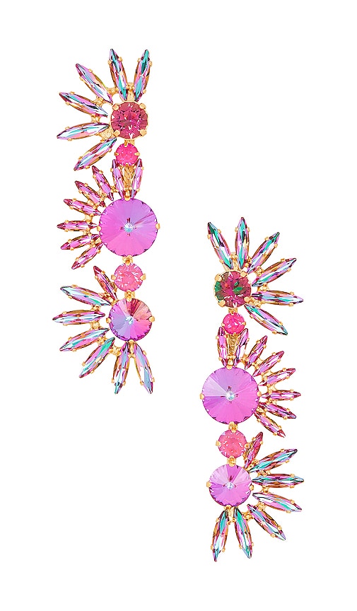 Elizabeth Cole Livy Earrings in Multi