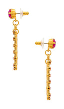 Elizabeth Cole Naomi Earrings in Metallic Gold