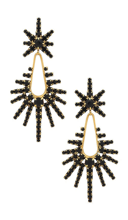 Elizabeth Cole Remington Earrings in Black