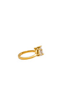 Ellie Vail Makayla Toi Et Moi Ring in Metallic Gold