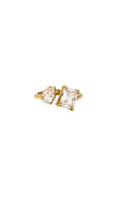 Ellie Vail Makayla Toi Et Moi Ring in Metallic Gold