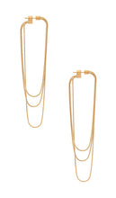 Ellie Vail Reagan Drop Earring in Metallic Gold