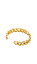 Ellie Vail Zariah Chain Link Cuff In Gold in Metallic Gold