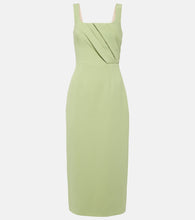 Emilia Wickstead Arina pleated  midi dress. Emilia Wickstead Arina 褶裥中长连衣裙