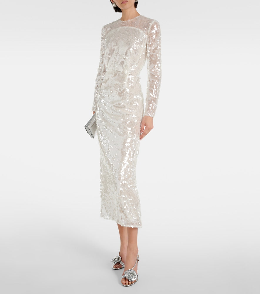 Emilia Wickstead Bridal Amiria sequined gown