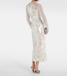 Emilia Wickstead Bridal Amiria sequined gown