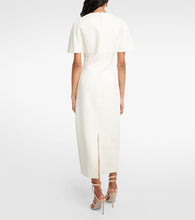 Emilia Wickstead Bridal Blaine caped midi dress