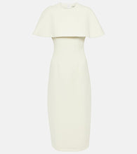 Emilia Wickstead Bridal Blaine caped midi dress. Emilia Wickstead Bridal Blaine 披肩中长连衣裙