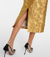Emilia Wickstead Burleigh floral jacquard midi dress