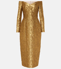 Emilia Wickstead Burleigh floral jacquard midi dress. Emilia Wickstead Burleigh 花卉提花中长连衣裙