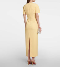 Emilia Wickstead Elham cape crêpe midi dress