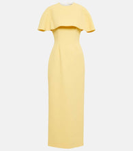 Emilia Wickstead Elham cape crêpe midi dress
