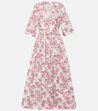 Emilia Wickstead Elowen printed midi dress. Emilia Wickstead Elowen 印花中长连衣裙