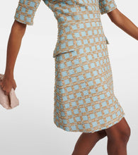 Emilia Wickstead Els checked boucl√É¬© minidress