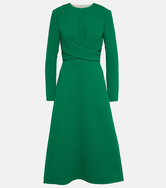 Emilia Wickstead Elta crêpe midi dress