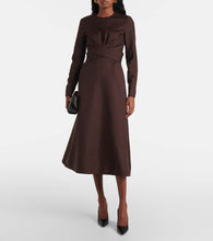 Emilia Wickstead Elta wool midi dress